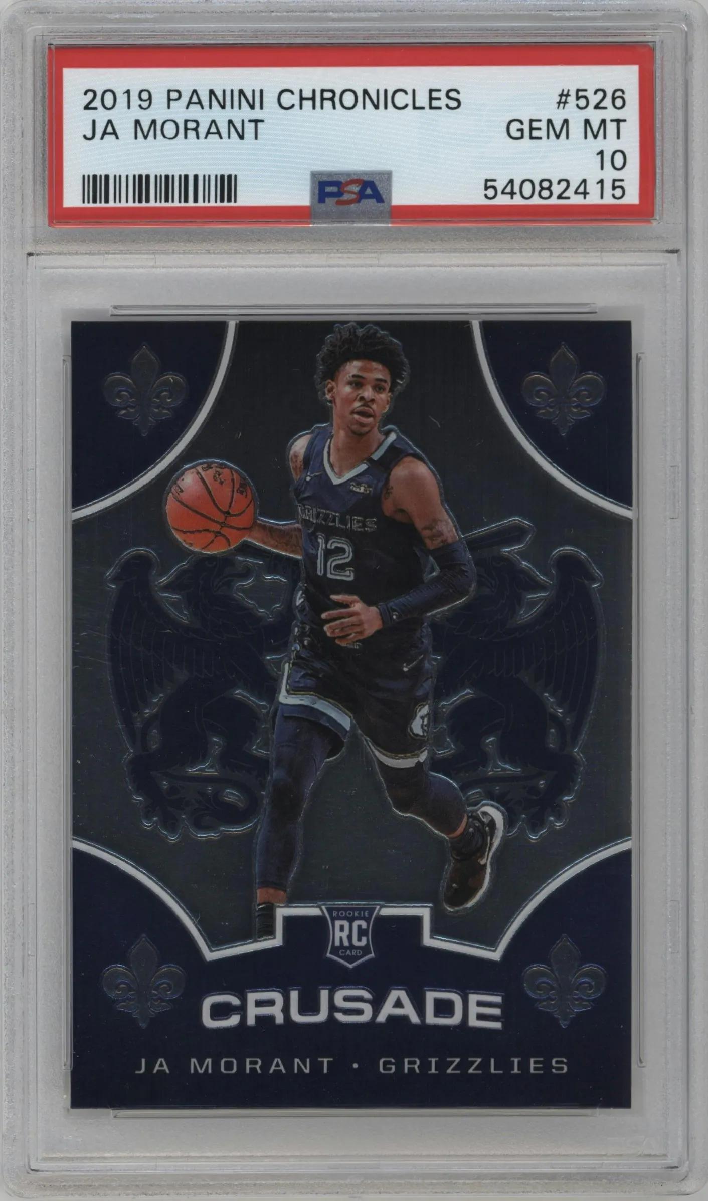 2019 Panini Chronicles Crusade Ja Morant #526 PSA 10
