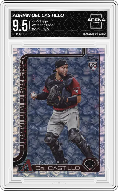 2025 Topps Adrian Del Castillo Watering Cans #226 ARENA CLUB 9.5