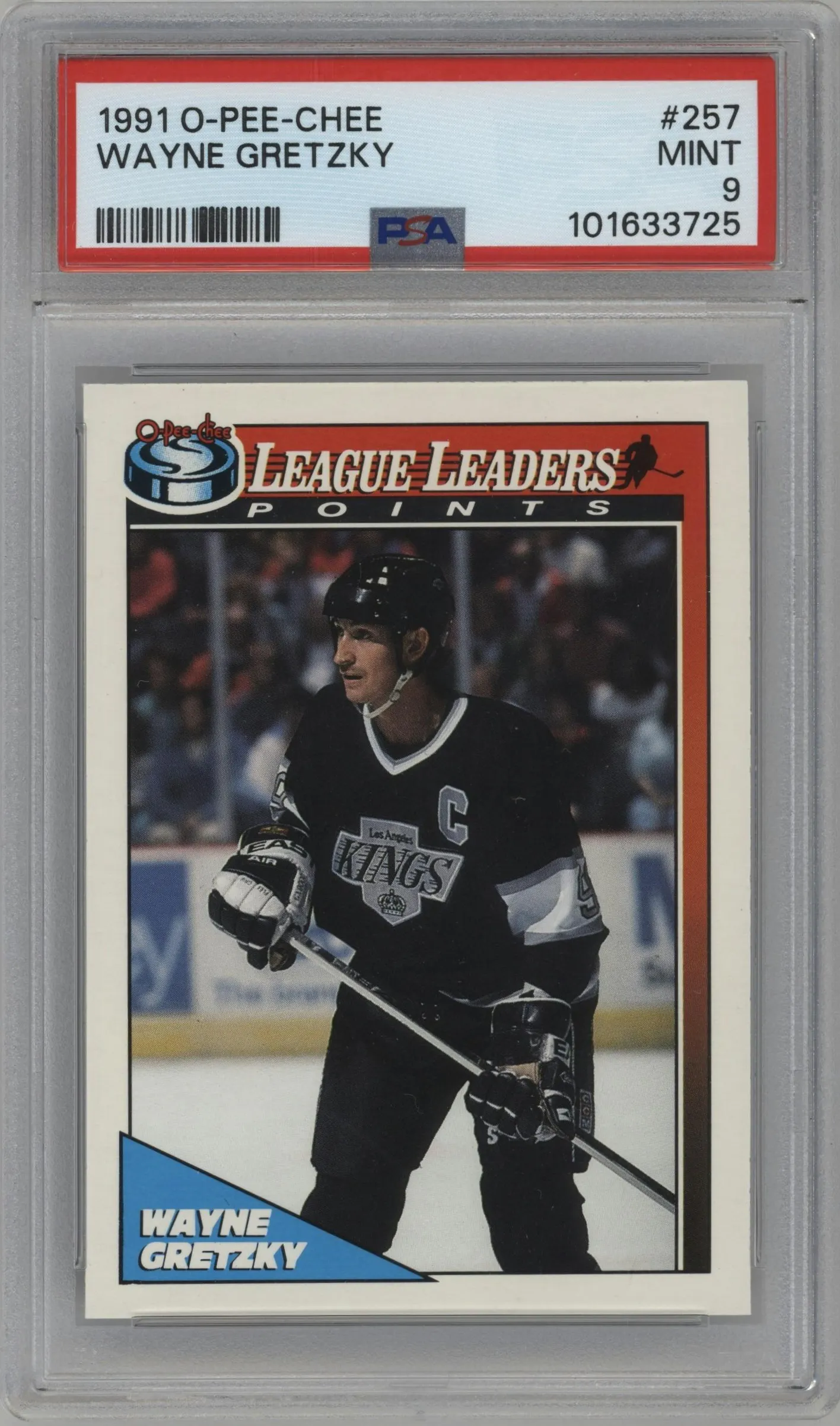 1991 O-Pee-Chee Wayne Gretzky #257 PSA 9