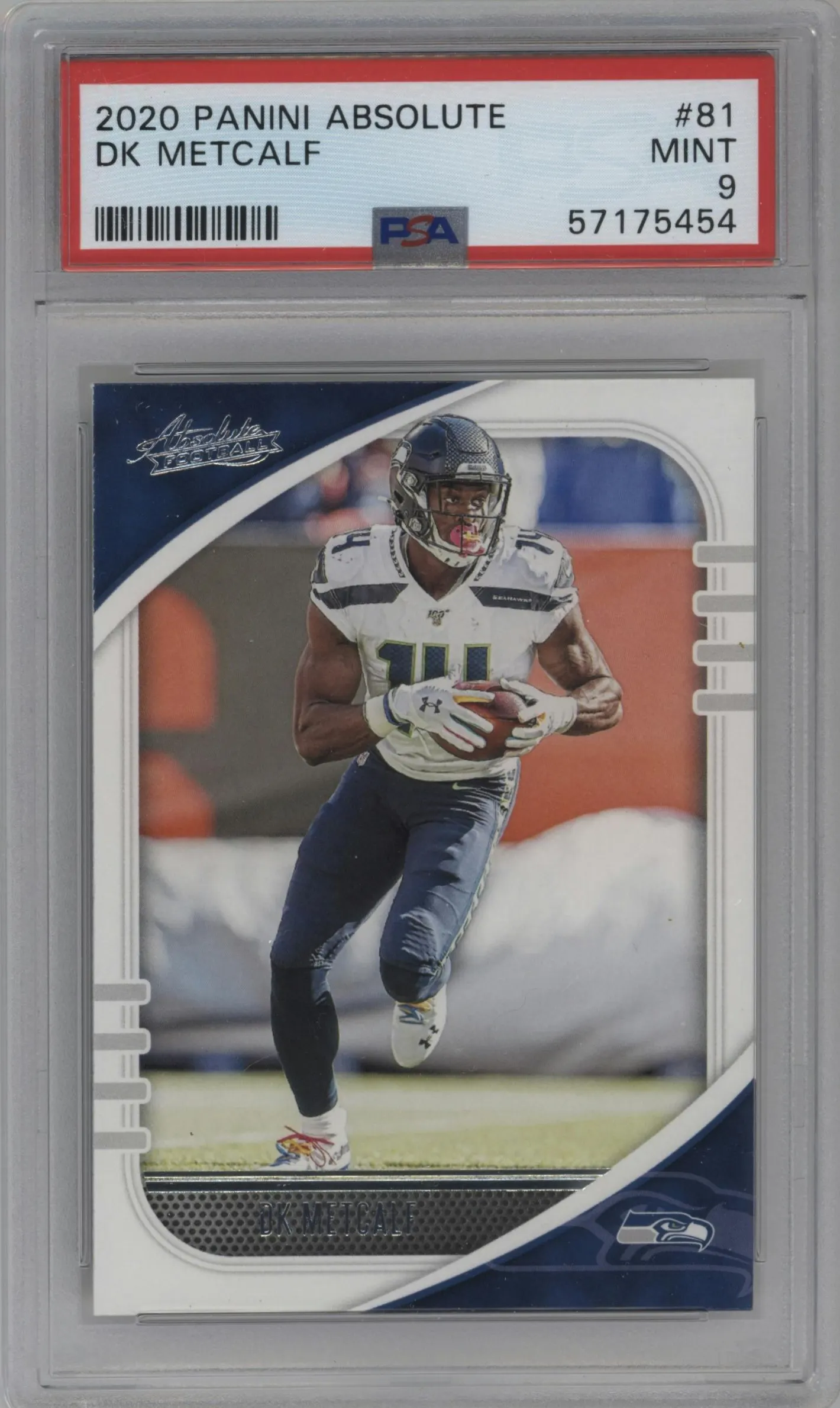 2020 Panini Absolute DK Metcalf #81 PSA 9