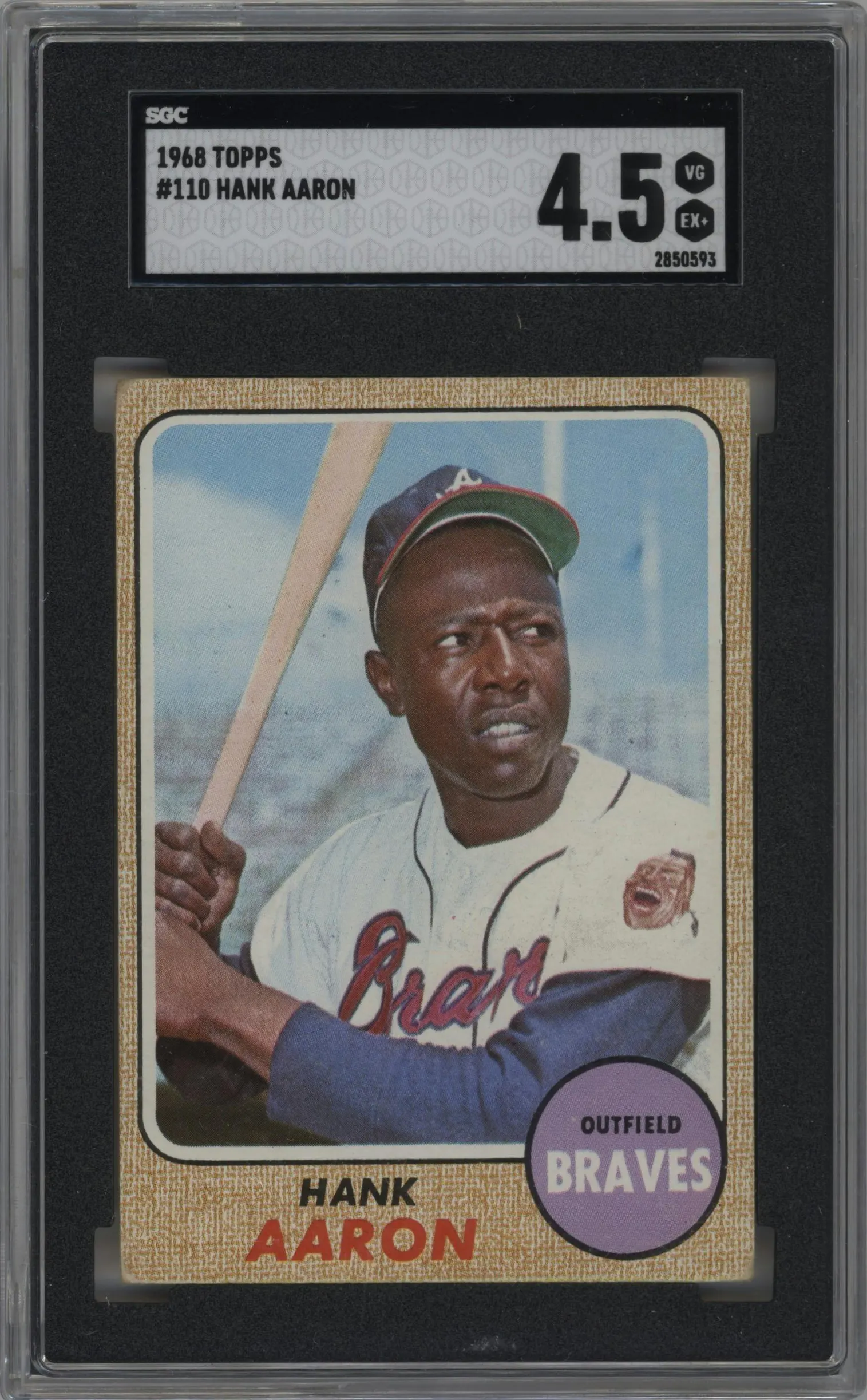 1968 Topps Hank Aaron #110 SGC 4.5