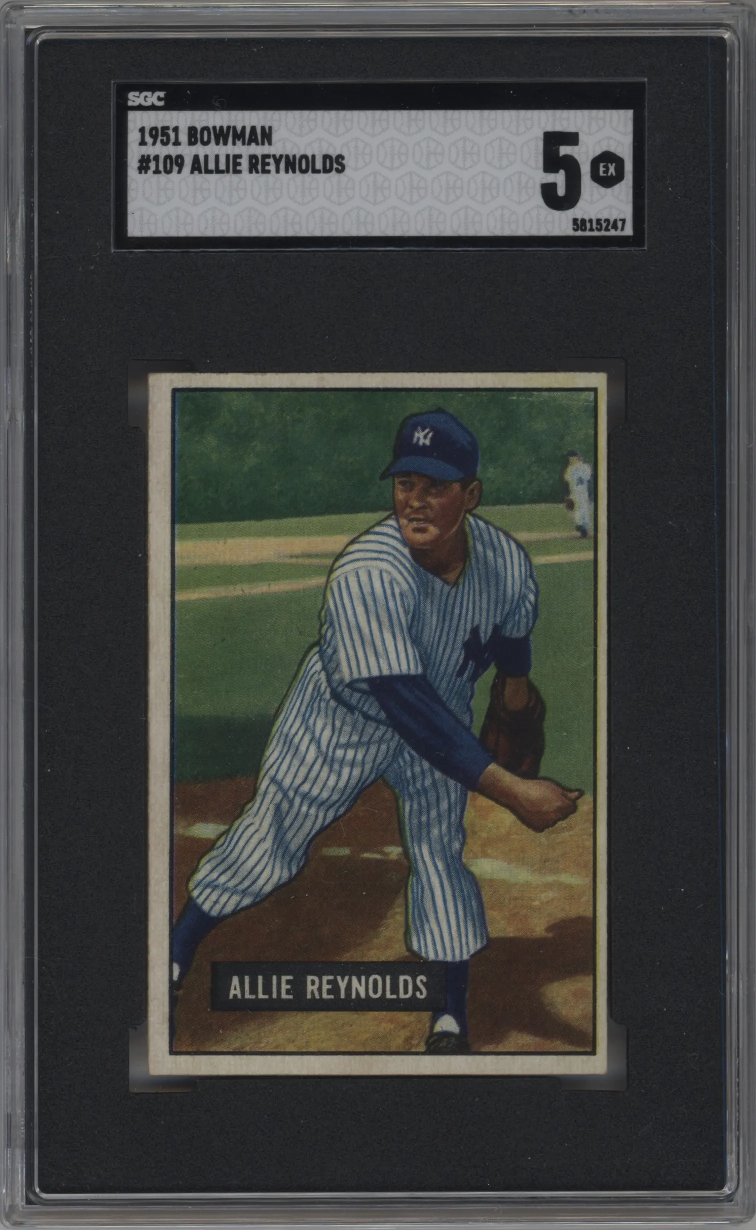 1951 Bowman Allie Reynolds SGC 5