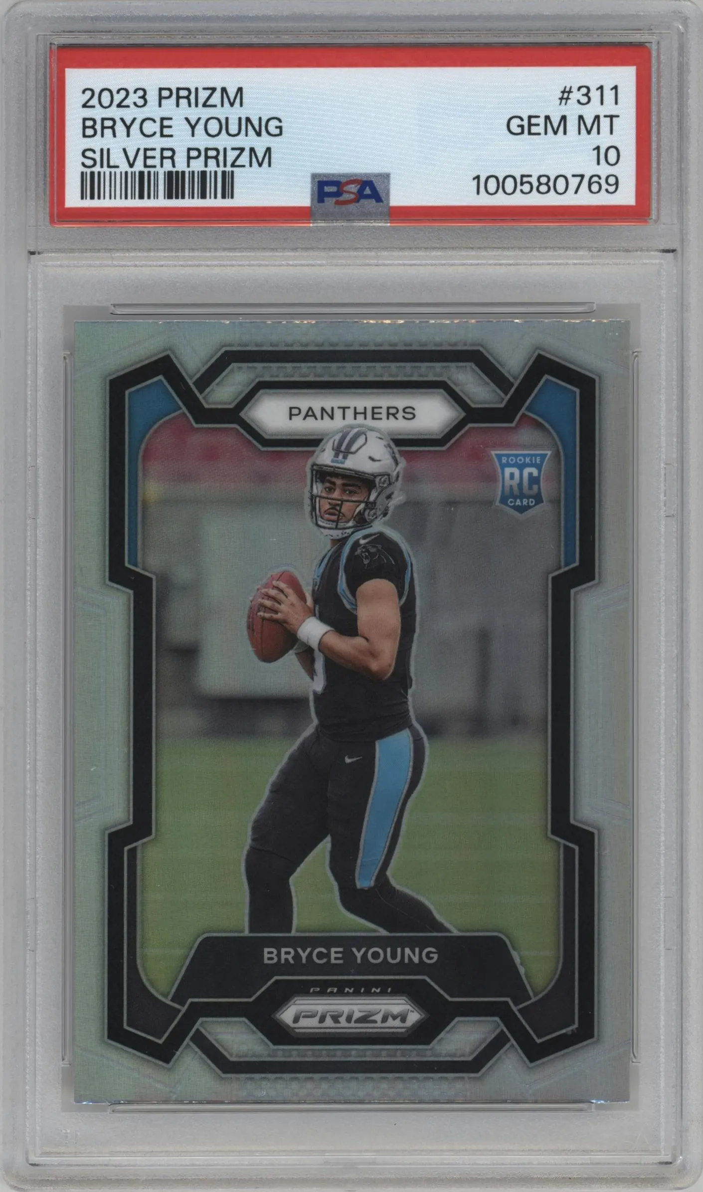 2023 Panini Prizm Bryce Young Silver Prizm #311 PSA 10