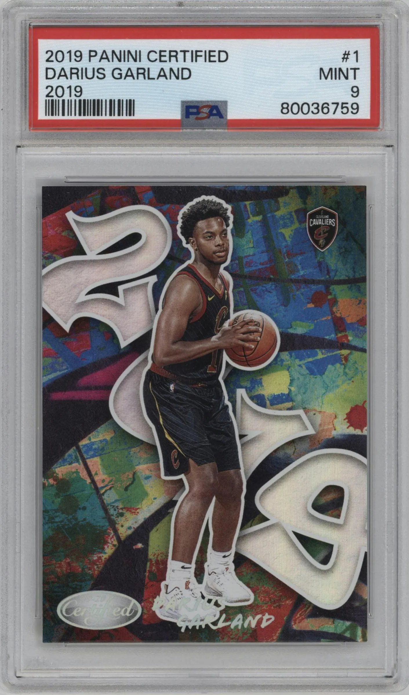 2019 Panini Certified Darius Garland #1 PSA 9