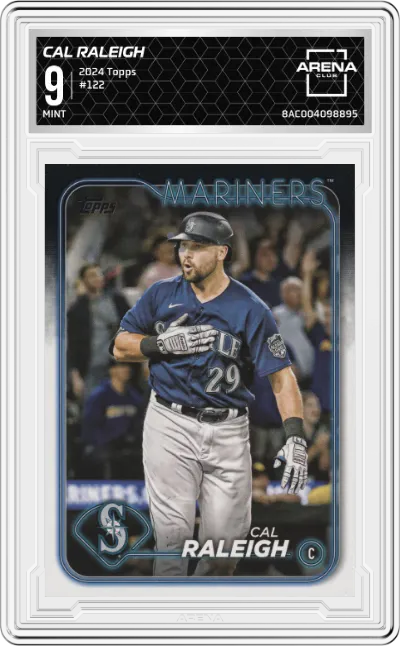 2024 Topps Cal Raleigh #122 ARENA CLUB 9