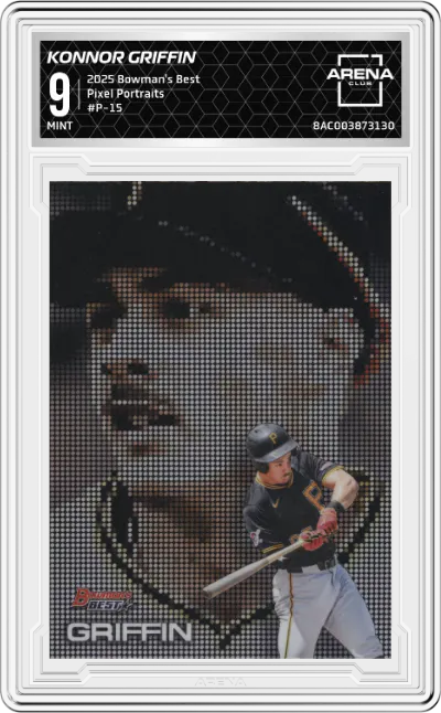 2025 Bowman's Best Pixel Portraits Konnor Griffin #P-15 ARENA CLUB 9