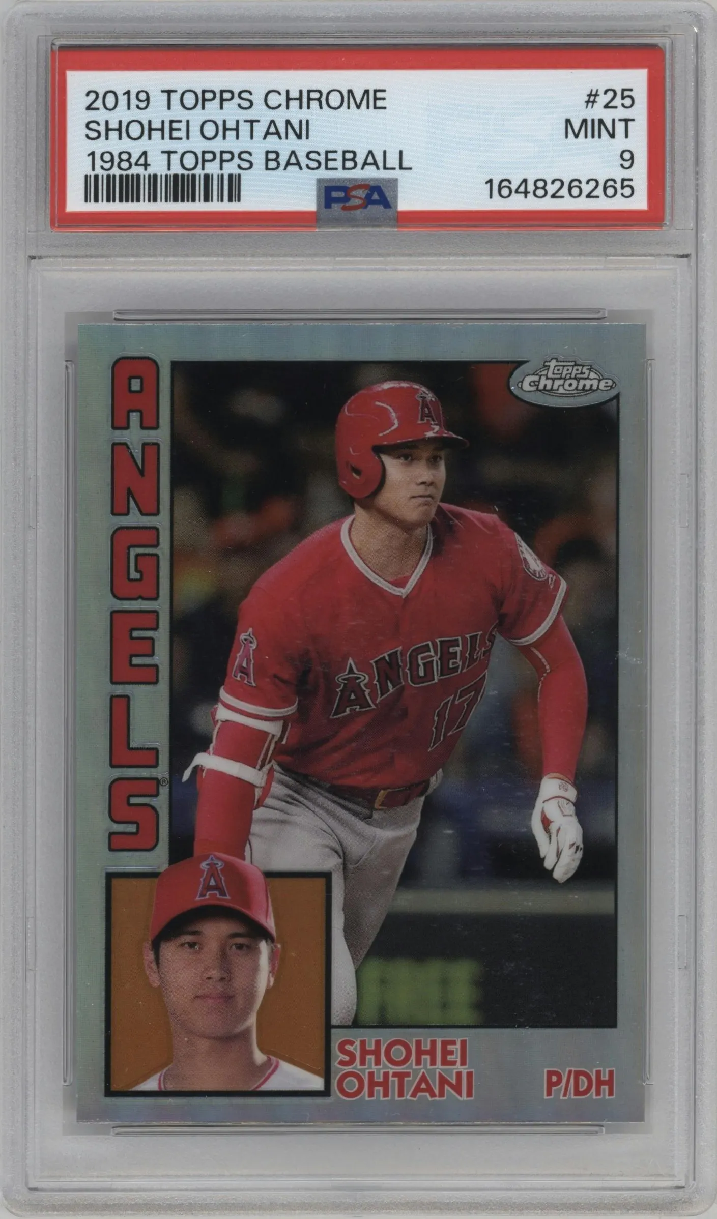 2019 Topps Chrome 1984 Topps Shohei Ohtani #84TC-25 PSA 9