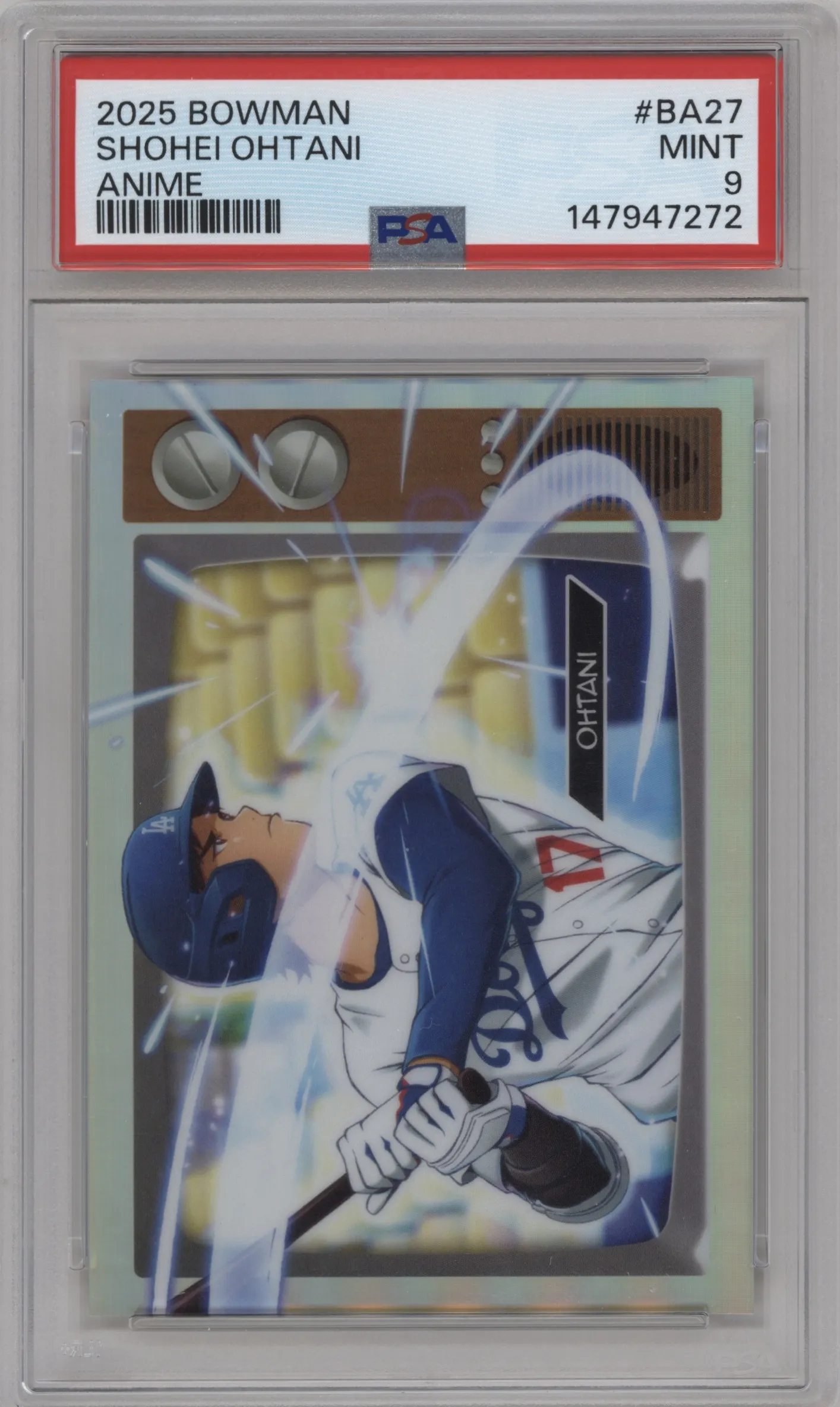 2025 Bowman Anime Shohei Ohtani #BA-27 PSA 9