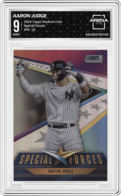 2024 Topps Stadium Club Special Forces Aaron Judge #SF-19 ARENA CLUB 9