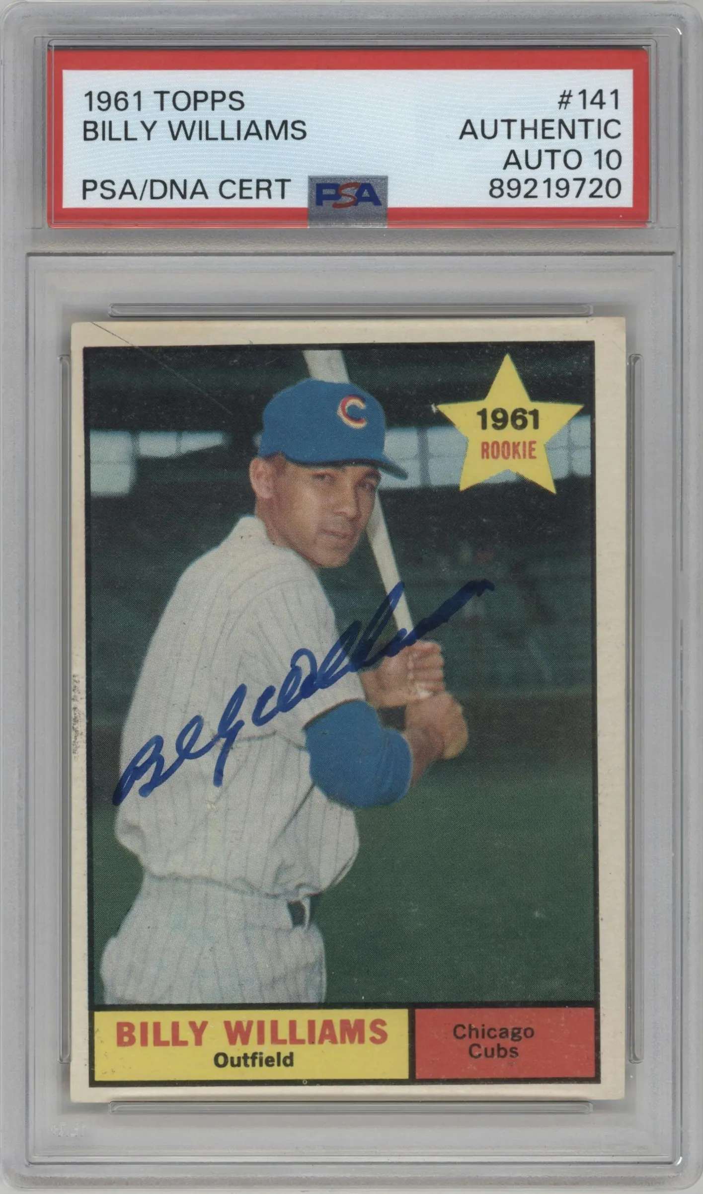 1961 Topps Billy Williams PSA AUTHENTIC #141 PSA