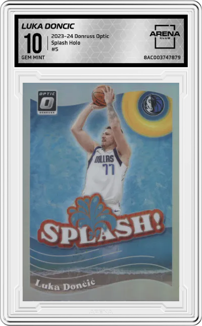 2023 Donruss Optic Splash Luka Doncic Holo #5 ARENA CLUB 10