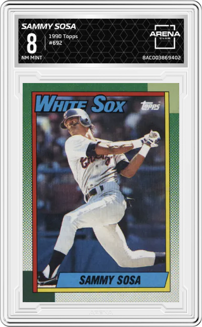 1990 Topps Sammy Sosa ARENA CLUB 8