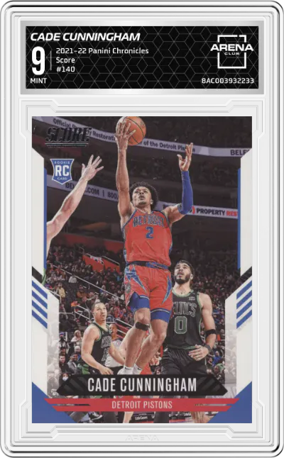 2021 Panini Chronicles Score Cade Cunningham ARENA CLUB 9