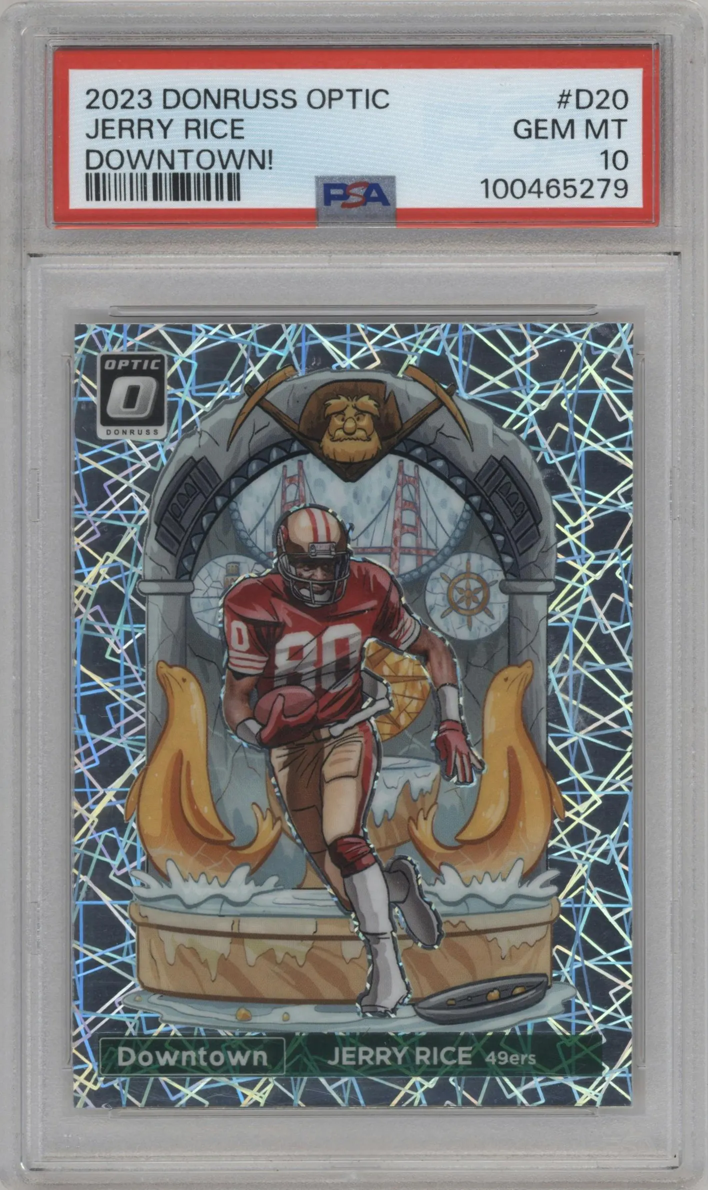 2023 Donruss Optic Downtown Jerry Rice #D-20 PSA 10
