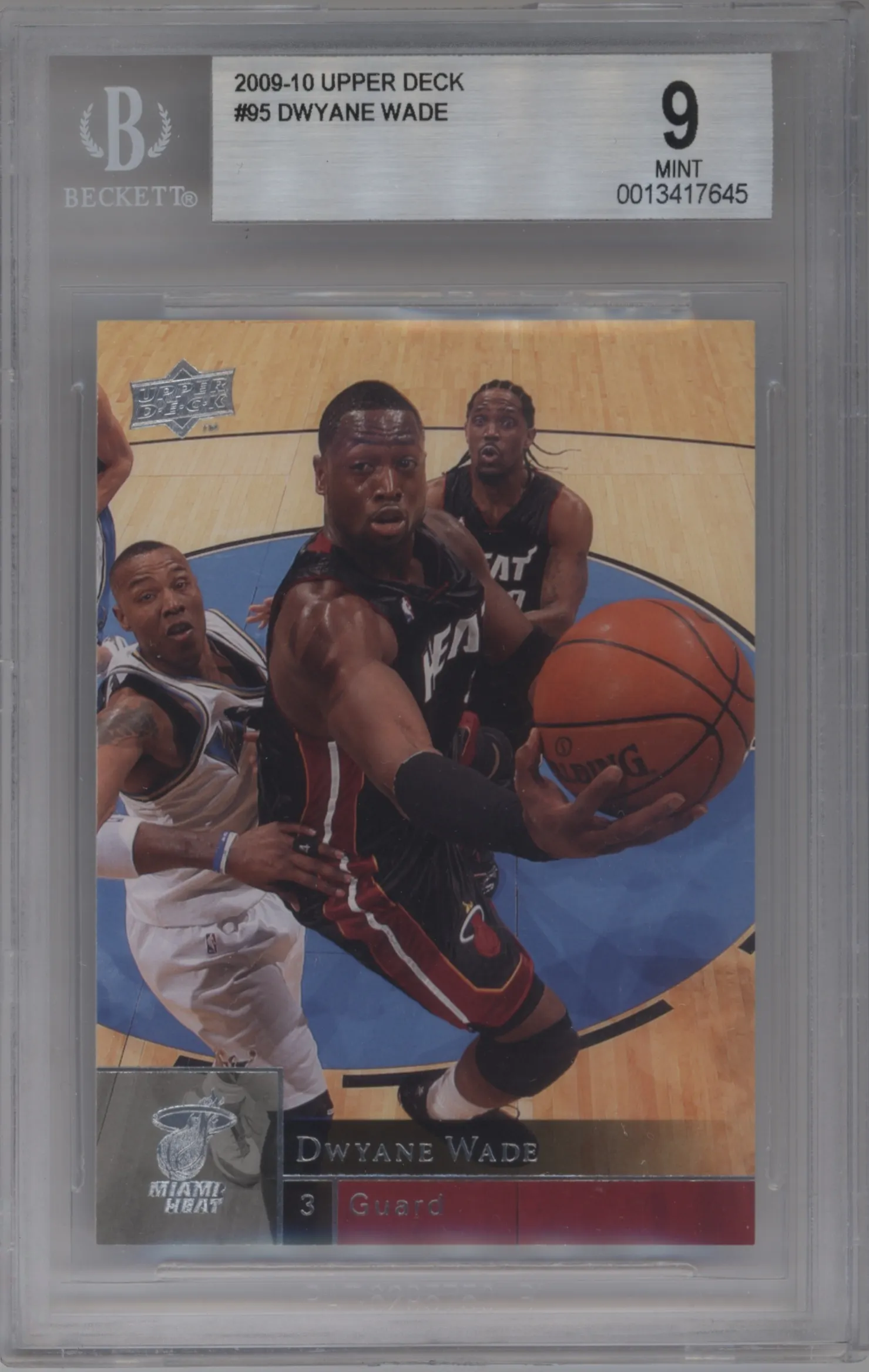 2009 Upper Deck Dwyane Wade #95 BGS 9