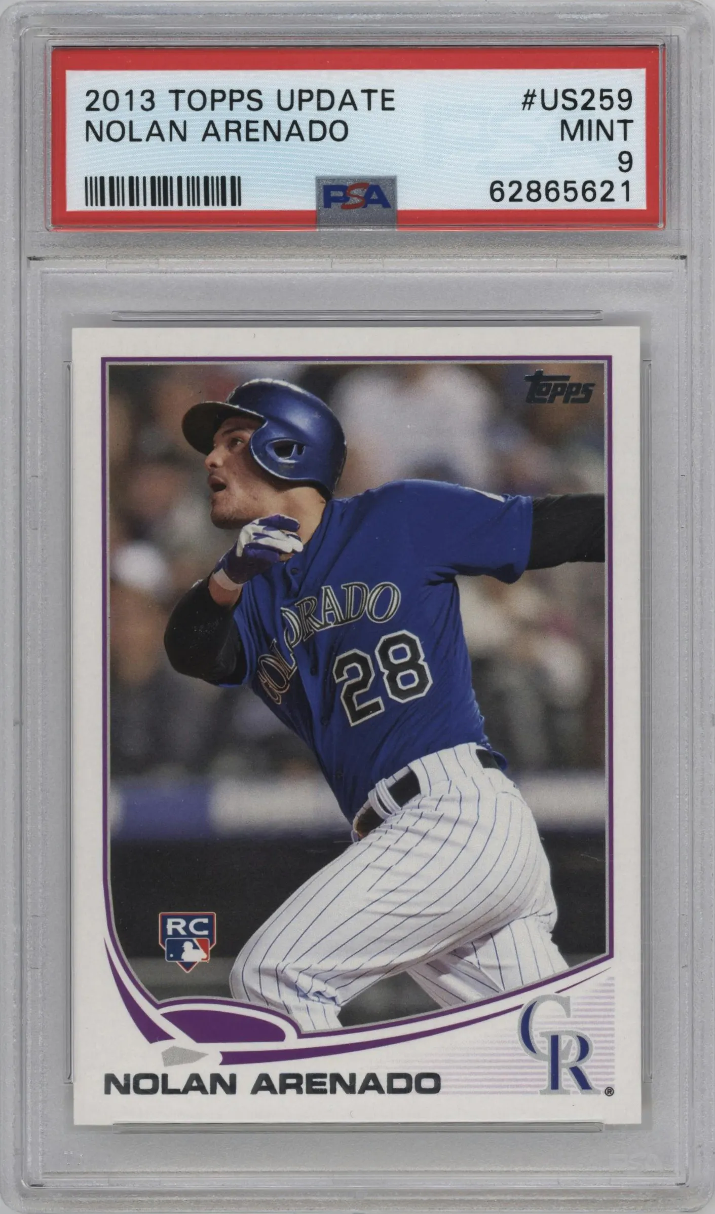 2013 Topps Update Nolan Arenado #US259 PSA 9