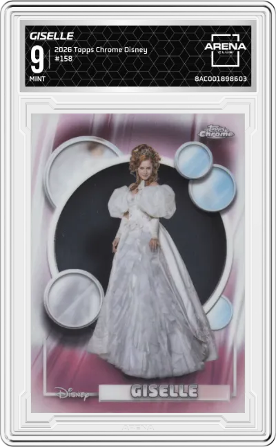 2026 Topps Chrome Disney Giselle #158 ARENA CLUB 9