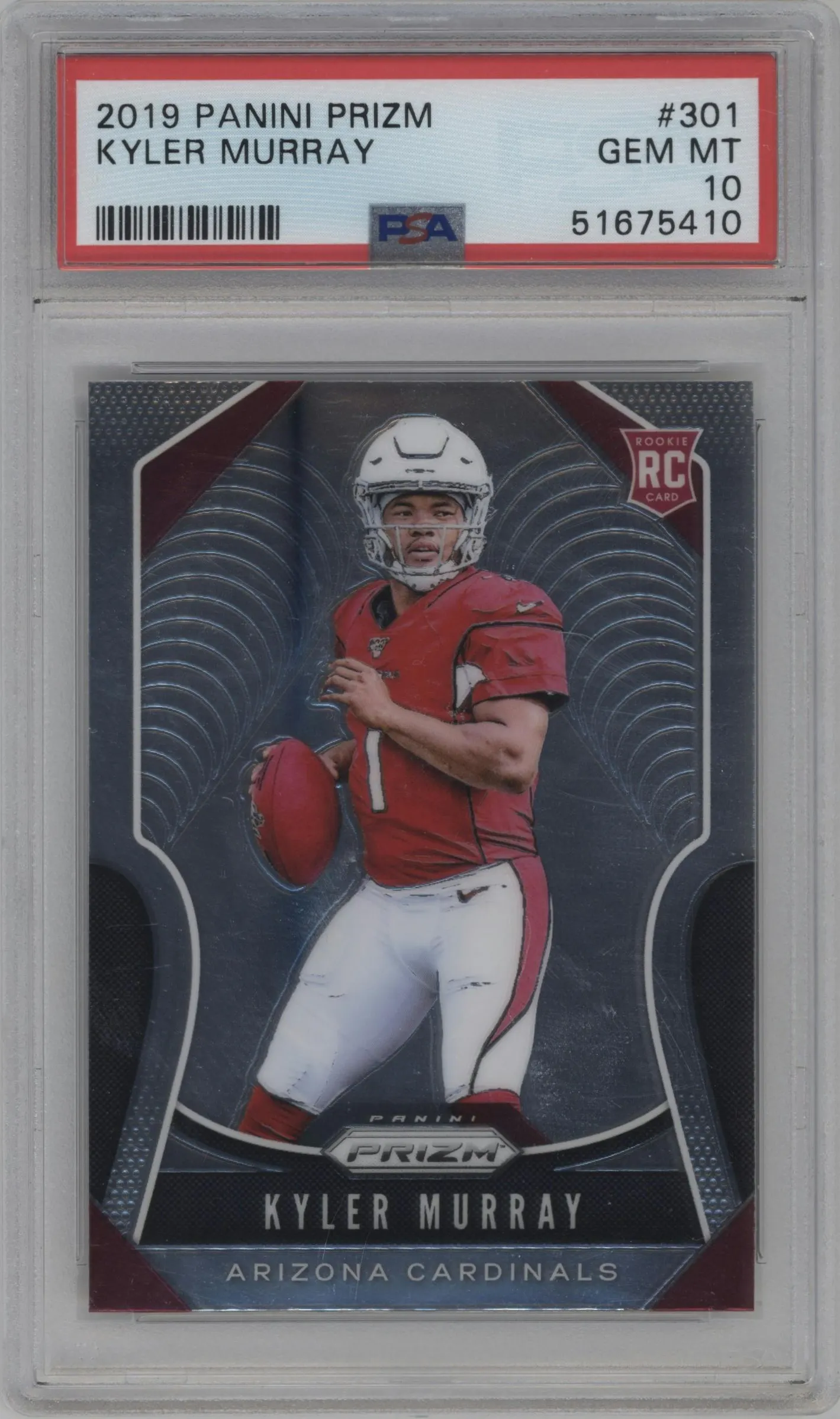 2019 Panini Prizm Kyler Murray PSA 10