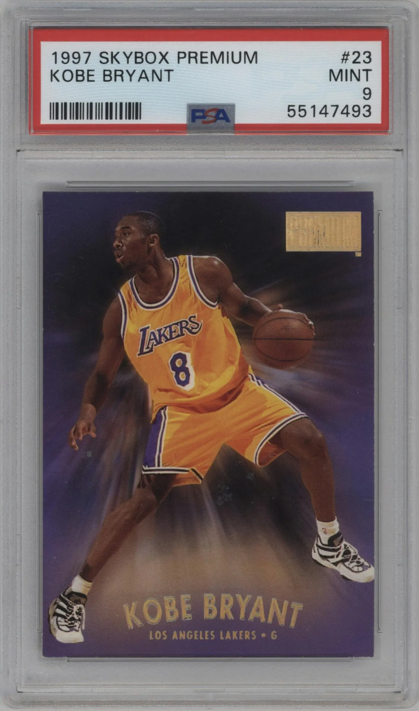 1997 Skybox Premium Kobe Bryant #23 PSA 9