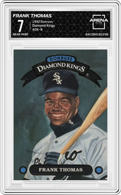 1992 Donruss Diamond Kings Frank Thomas #DK-8 ARENA CLUB 7