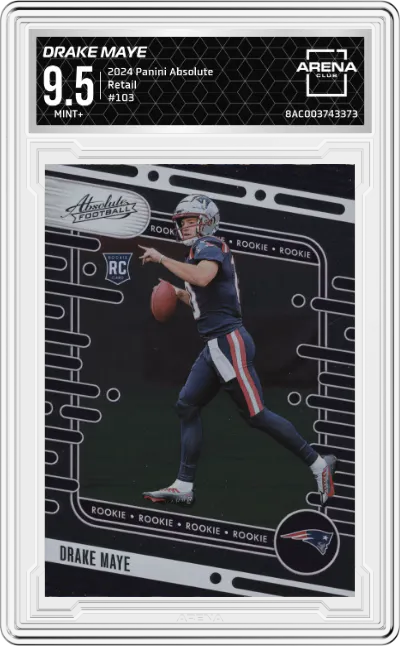 2024 Panini Absolute Drake Maye Retail ARENA CLUB 9.5