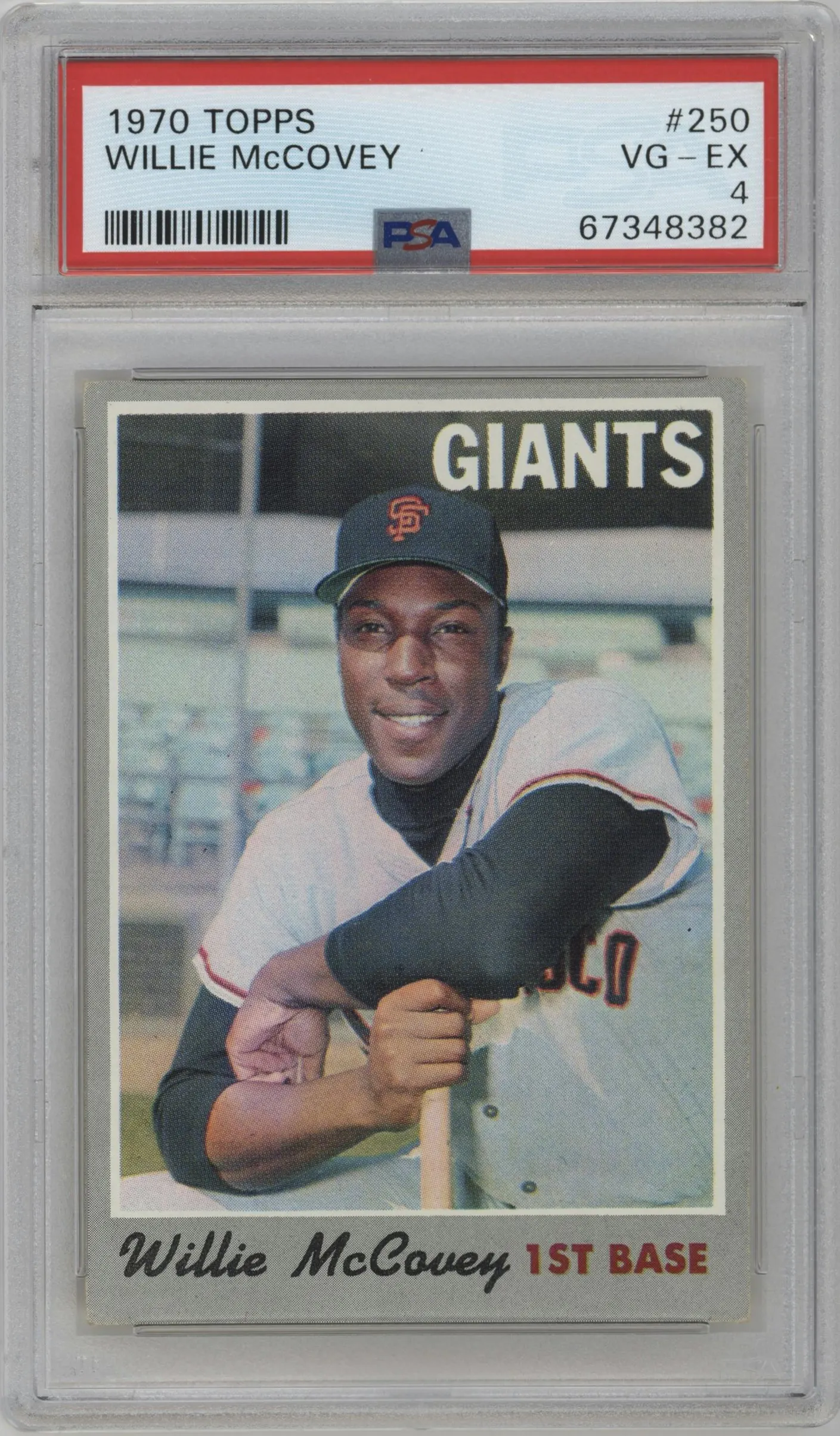 1970 Topps Willie McCovey #250 PSA 4