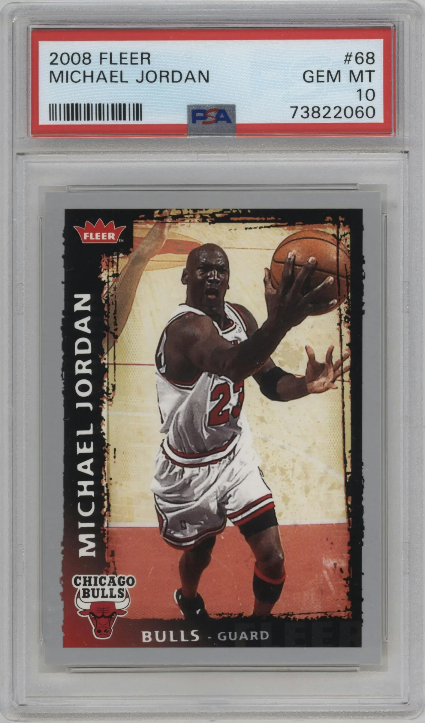 2008 Fleer Michael Jordan #68 PSA 10