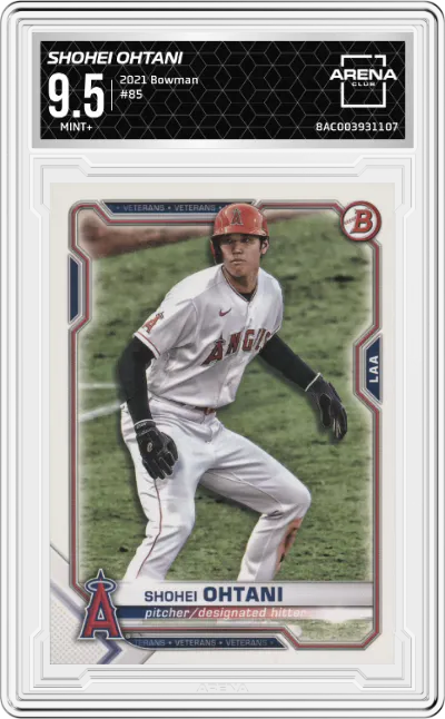 2021 Bowman Shohei Ohtani ARENA CLUB 9.5