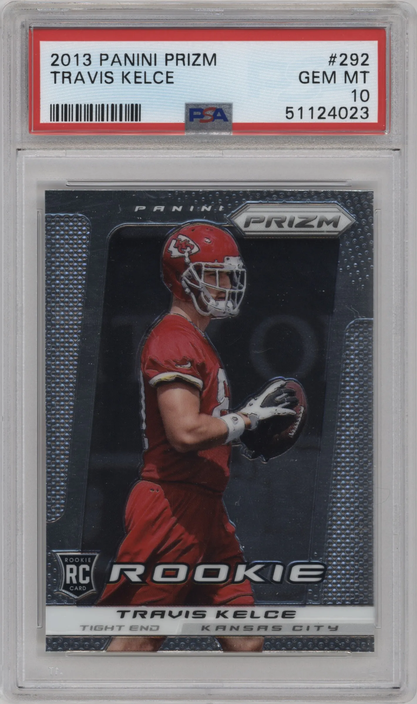 2013 Panini Prizm Travis Kelce PSA 10
