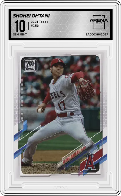 2021 Topps Series 1 Shohei Ohtani #150 ARENA CLUB 10