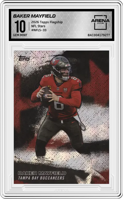 2026 Topps Flagship NFL Stars Baker Mayfield #NFLS-33 ARENA CLUB 10
