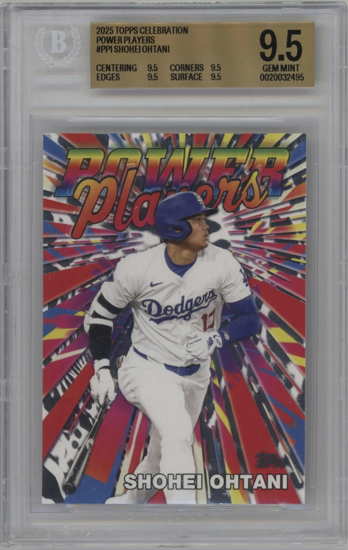 2025 Topps Power Players Shohei Ohtani BGS 9.5