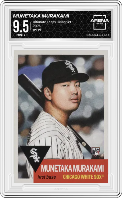 2018 Ultimate Topps Living Set 2026 Munetaka Murakami #939 ARENA CLUB 9.5
