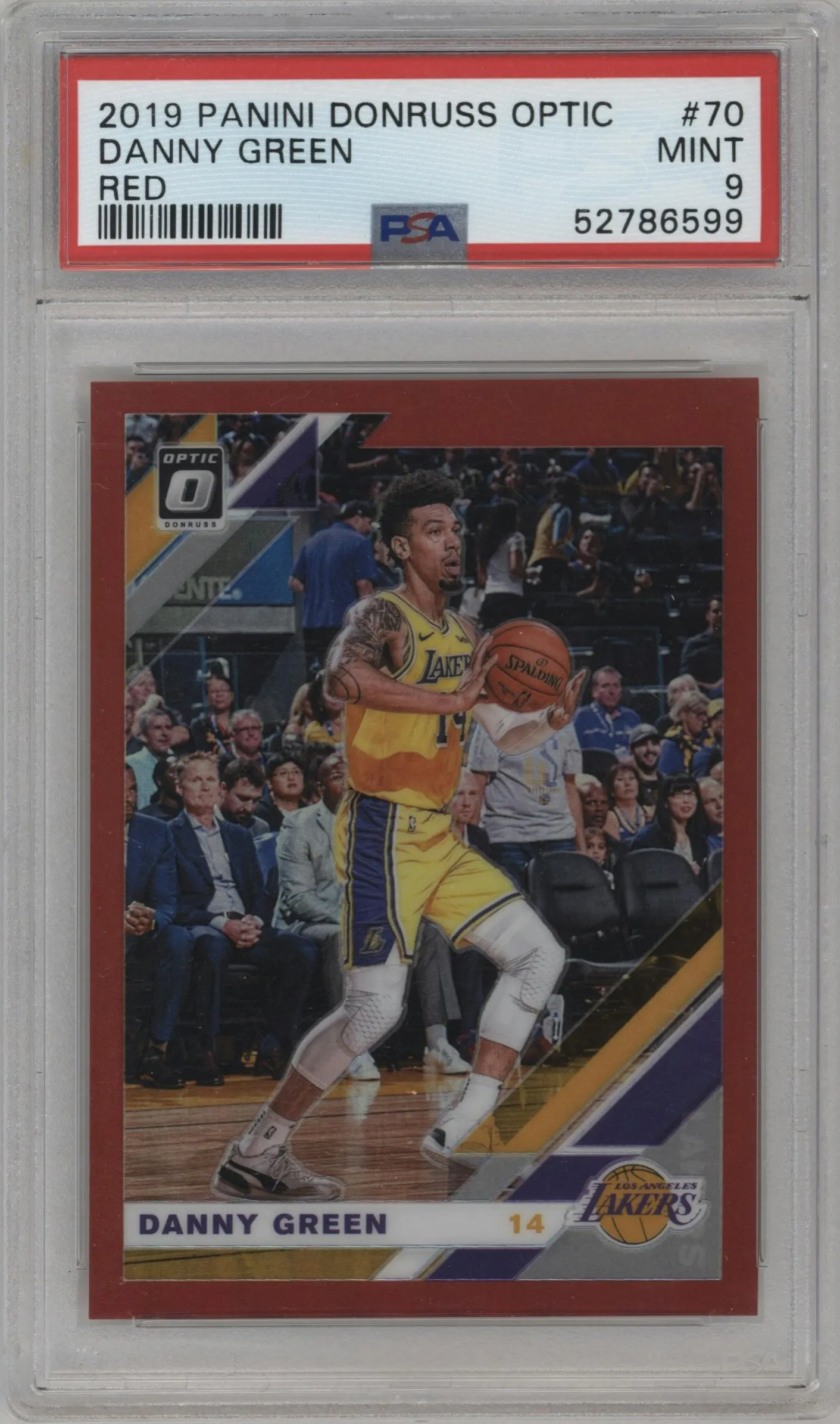 2019 Panini Donruss Optic Danny Green Red #70 PSA 9