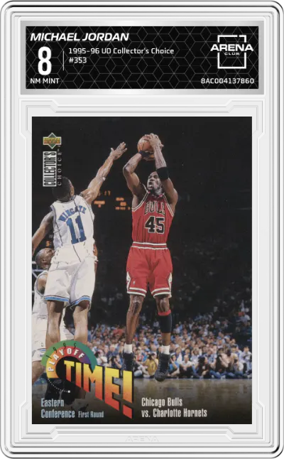 1995 Upper Deck Collector's Choice Michael Jordan #353 ARENA CLUB 8