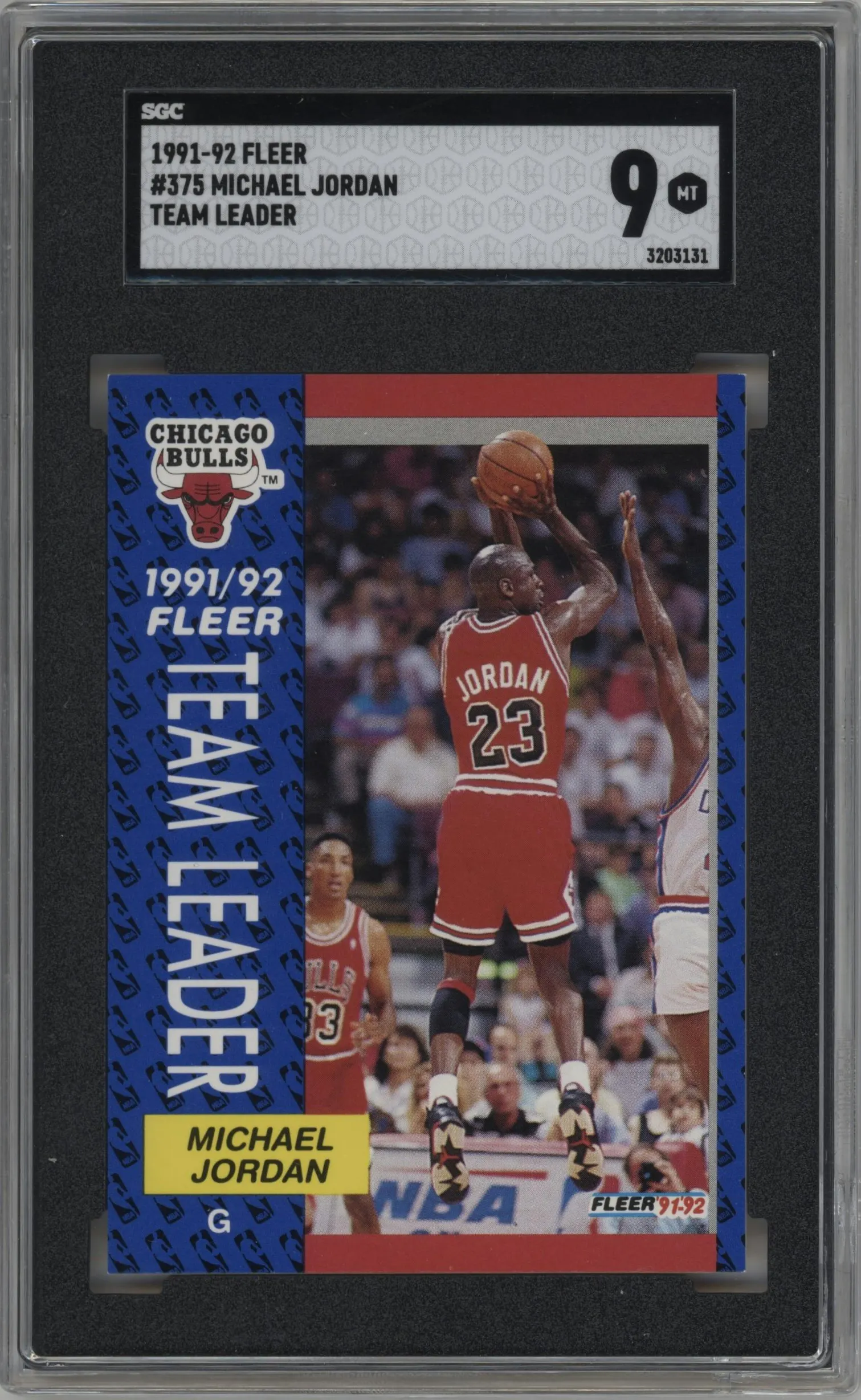 1991 Fleer Michael Jordan #375 SGC 9