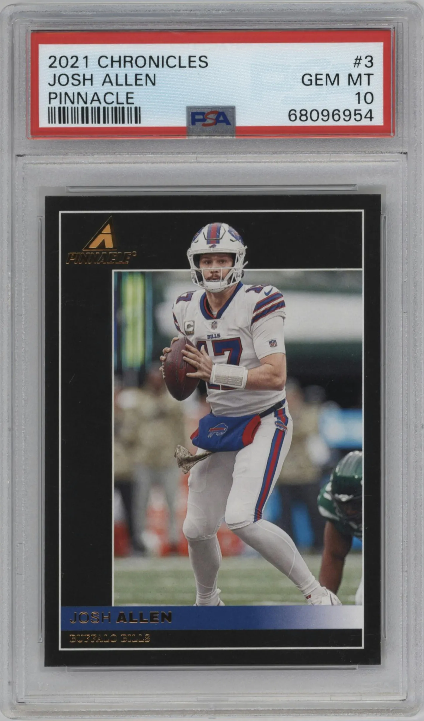 2021 Panini Chronicles Pinnacle Josh Allen #3 PSA 10