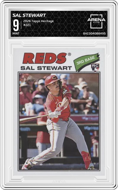 2026 Topps Heritage Sal Stewart #221 ARENA CLUB 9