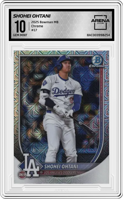 2025 Bowman Mega Box Chrome Shohei Ohtani ARENA CLUB 10