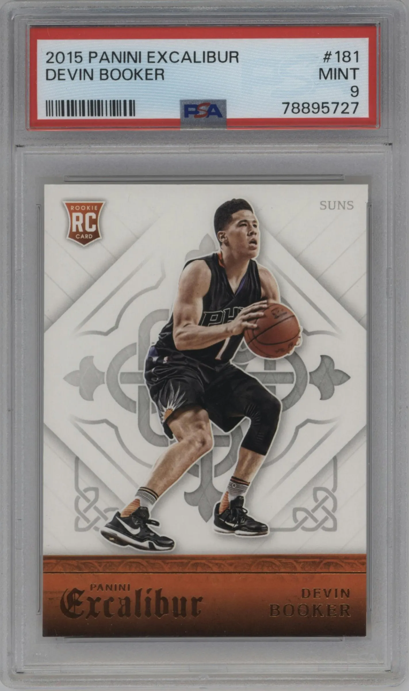 2015 Panini Excalibur Devin Booker PSA 9