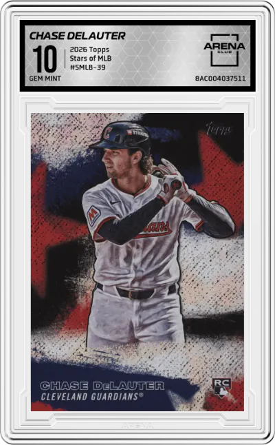2026 Topps Stars of MLB Chase DeLauter #SMLB-39 ARENA CLUB 10