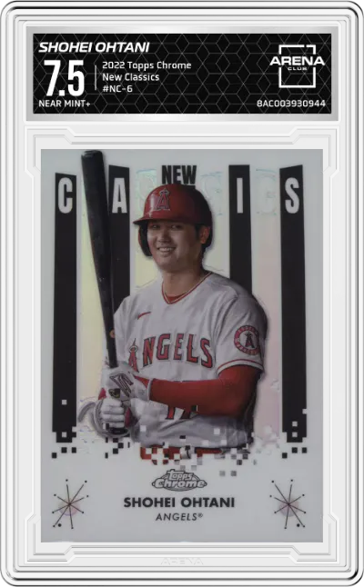 2022 Topps Chrome New Classics Shohei Ohtani ARENA CLUB 7.5