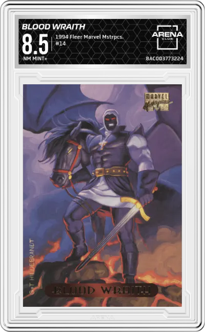 1994 Fleer Marvel Masterpieces Blood Wraith #14 ARENA CLUB 8.5