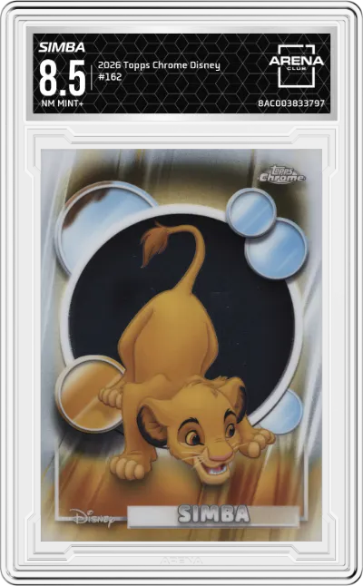 2026 Topps Chrome Disney Simba ARENA CLUB 8.5