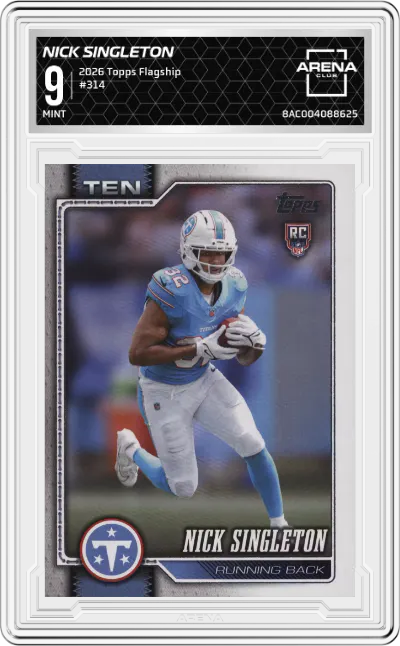 2026 Topps Flagship Nick Singleton #314 ARENA CLUB 9