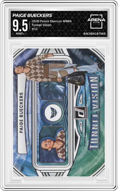2026 Panini Donruss WNBA Tunnel Vision Paige Bueckers #12 ARENA CLUB 9.5