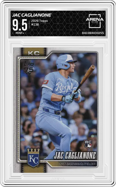 2026 Topps Jac Caglianone #138 ARENA CLUB 9.5