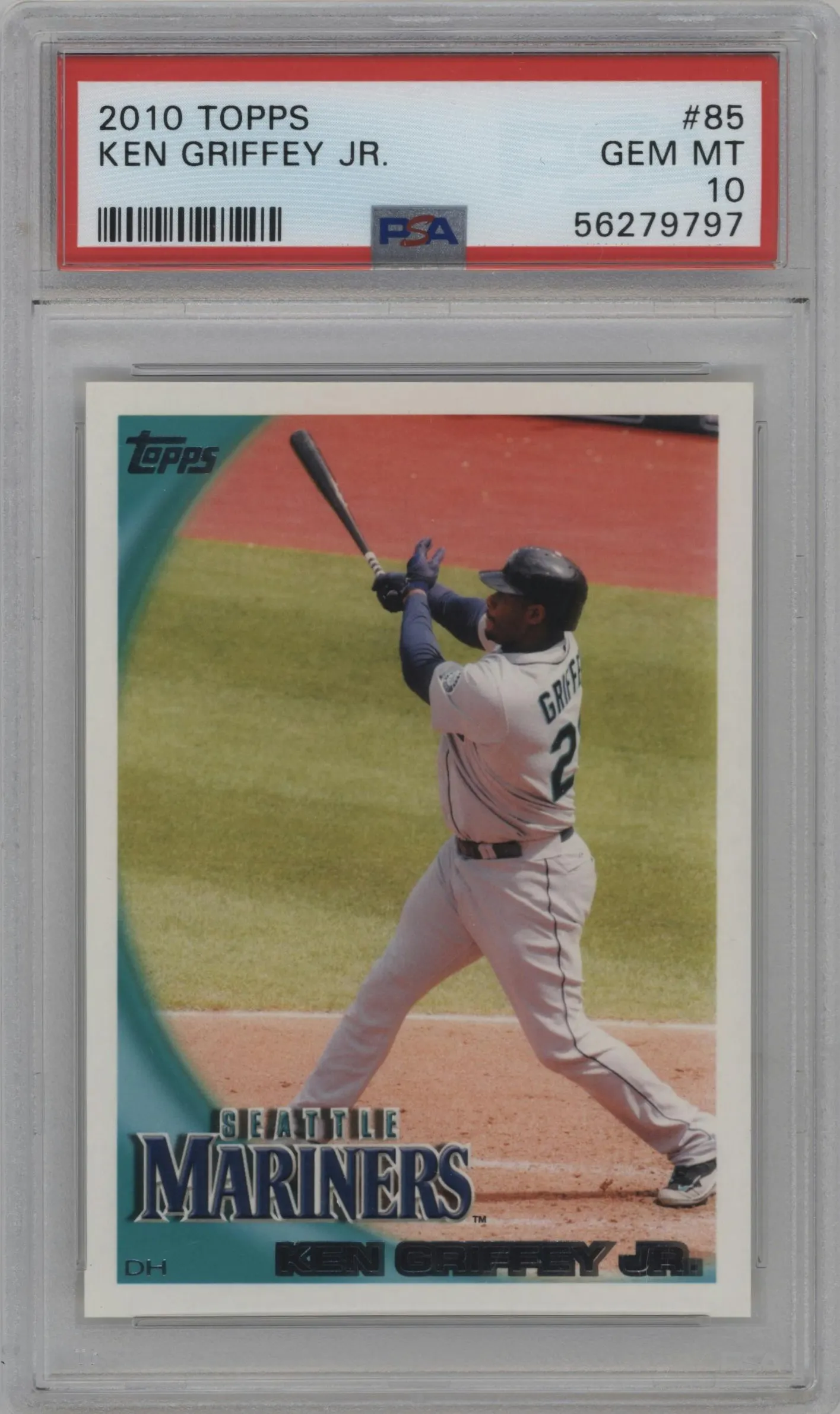2010 Topps Ken Griffey Jr. #85 PSA 10
