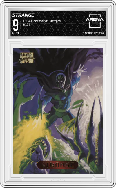 1994 Fleer Marvel Masterpieces Strange #119 ARENA CLUB 9