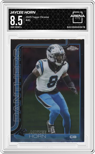 2025 Topps Chrome Jaycee Horn #41 ARENA CLUB 8.5
